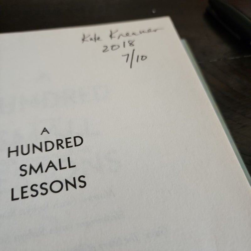 A Hundred Small Lessons