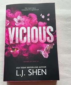 Vicious - signed bookplate + overlay