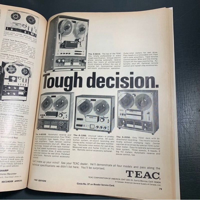 Stereo Review’s Tape Recorder Annual - 1969