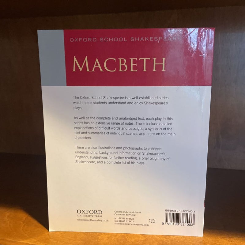 Macbeth (Oxford School Shakespeare) (Paperback)