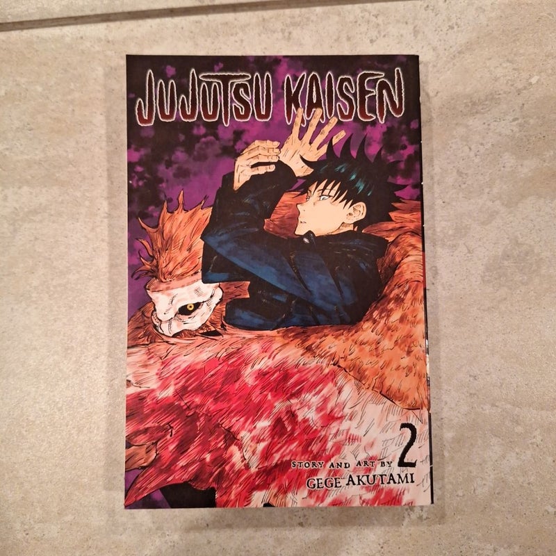 Jujutsu Kaisen, Vol. 1 Vol.2 and Vol. 3. Set of Three JJK books. Lot of three. 