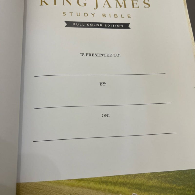 The King James Study Bible, Full-Color Edition [Brown]