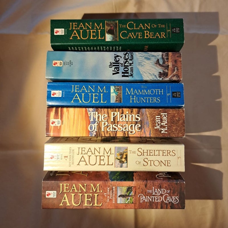 Earth's Children Series 6 Jean Auel Paperbacks