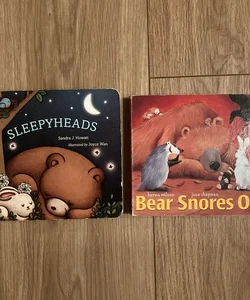 (2) Bear Board Books 
