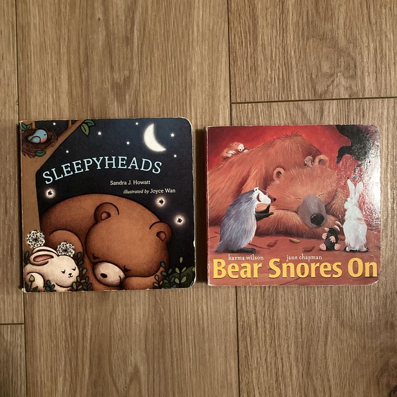 (2) Bear Board Books 