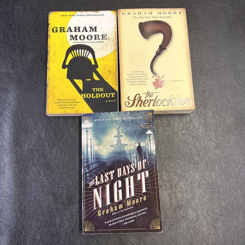 Graham Moore 3 Paperback bundle 