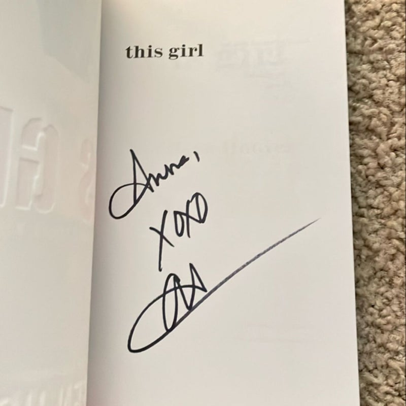 This Girl (signed by the author)