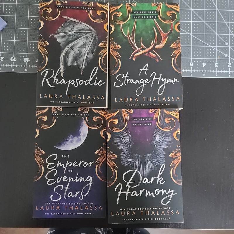 The bargainer series 1 - 4; rhapsodic 