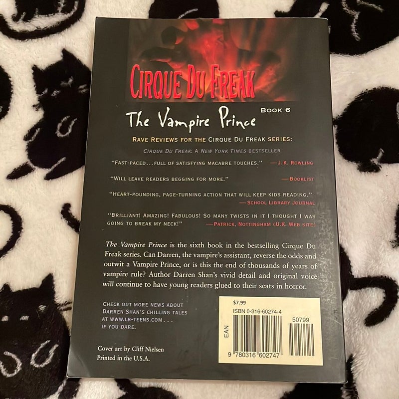 The Cirque du Freak: the Vampire Prince