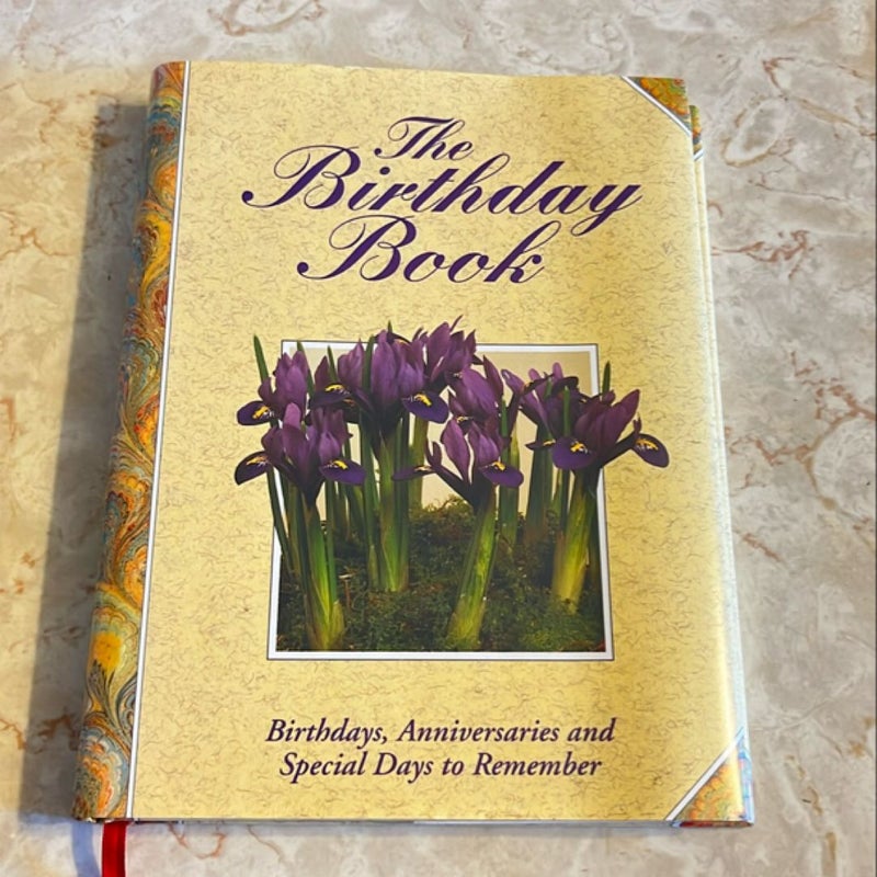 The Birthday Book: Birthdays, Anniversaries and Special Days to Remember