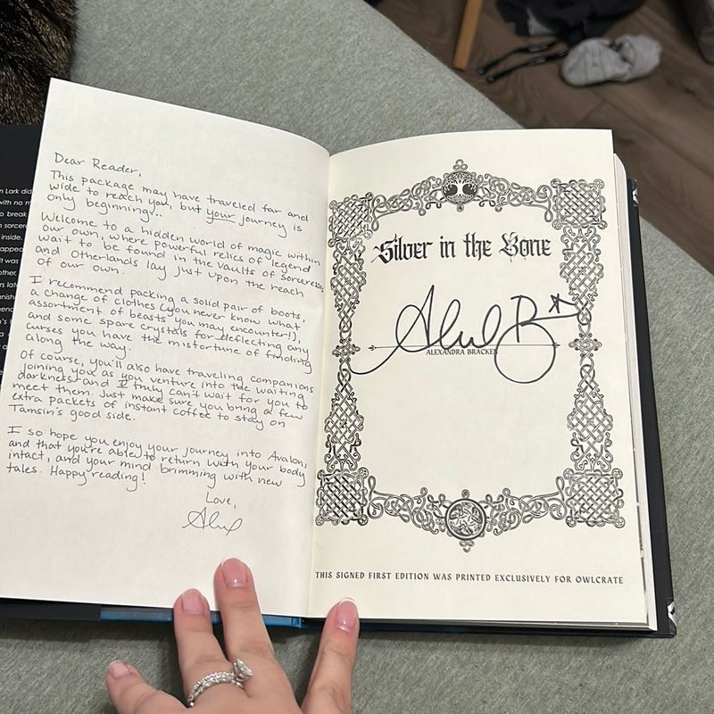 Silver in the Bone Signed Owlcrate Edition