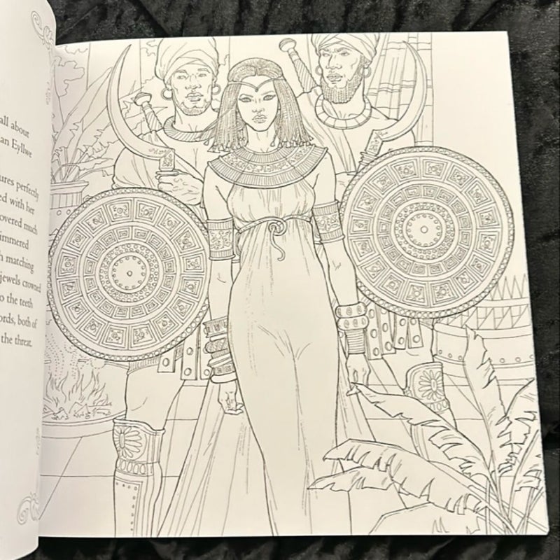 The Throne of Glass Coloring Book