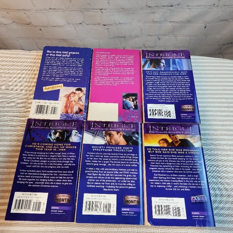 Harlequin Intrigue book lot