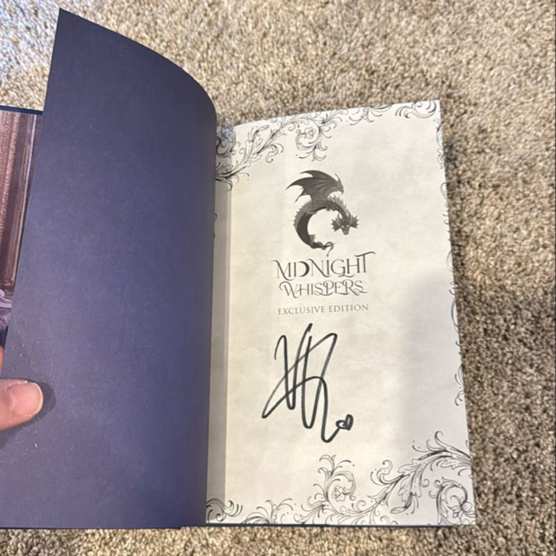 SIGNED Until the Stars Fall Midnight Whispers edition 