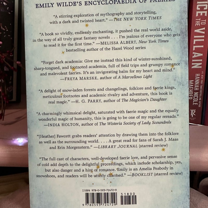 Emily Wildes Encyclopedia of Faeries by Heather Fawcett Barnes and Noble Exclusive 
