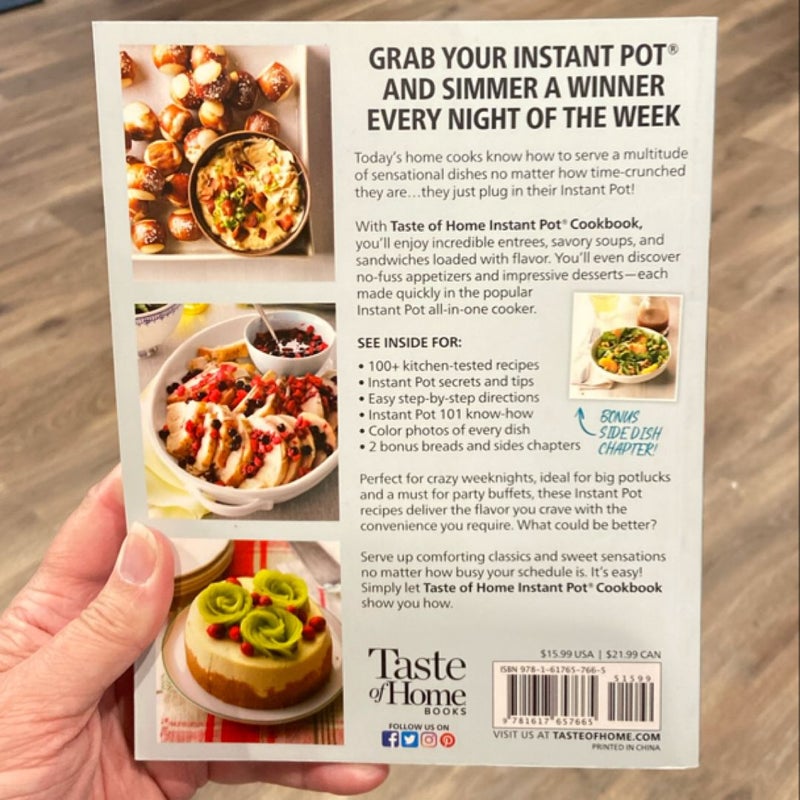 Taste of Home Instant Pot Cookbook