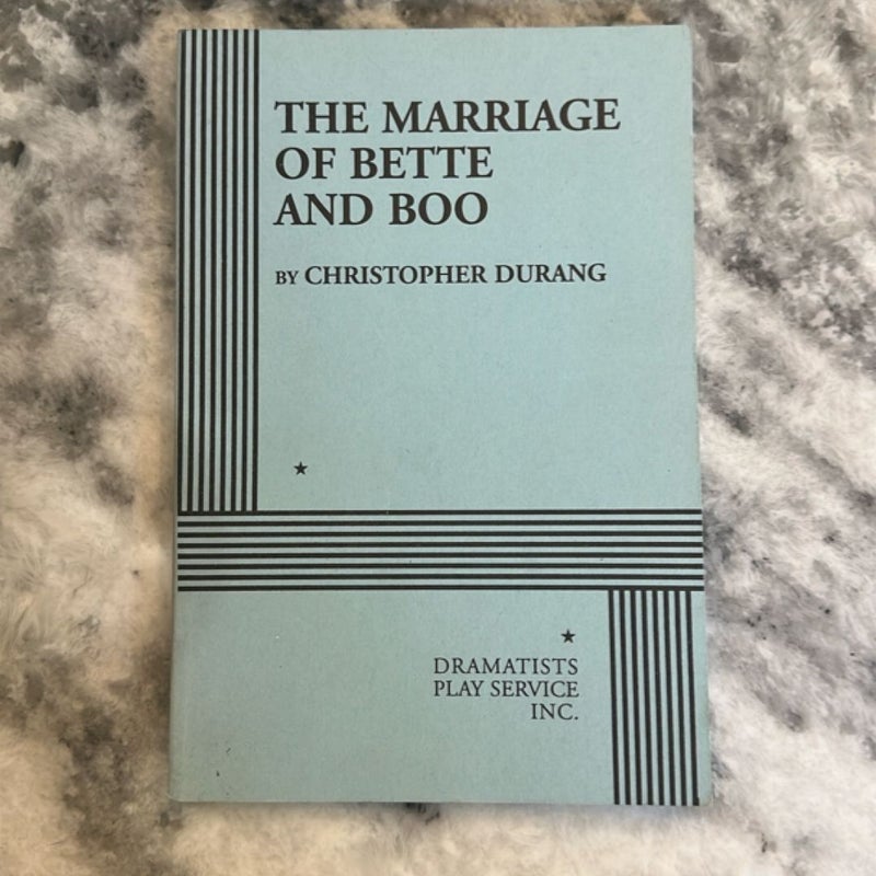 The Marriage of Bette and Boo