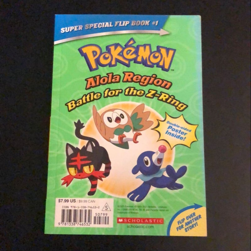 Gigantamax Clash / Battle for the Z-Ring (Pokémon Super Special Flip Book: Galar Region / Alola Region)