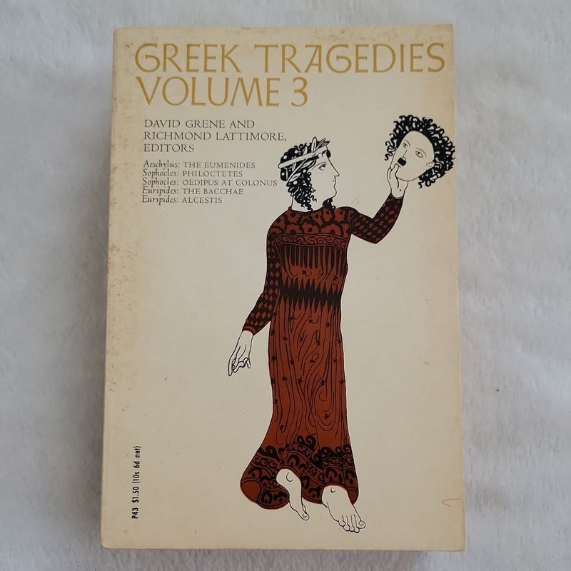 Greek Tragedies Vol. 1, 2, 3