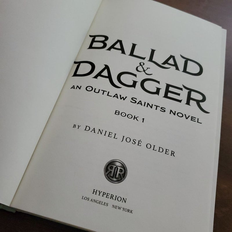 Ballad and Dagger (an Outlaw Saints Novel)