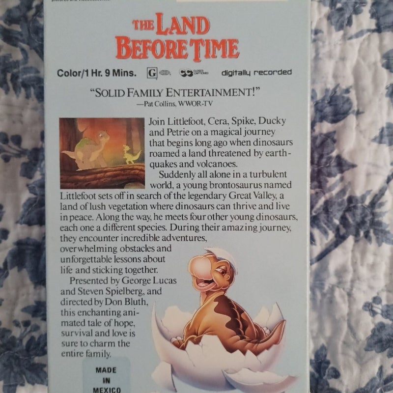 The Land Before Time VHS