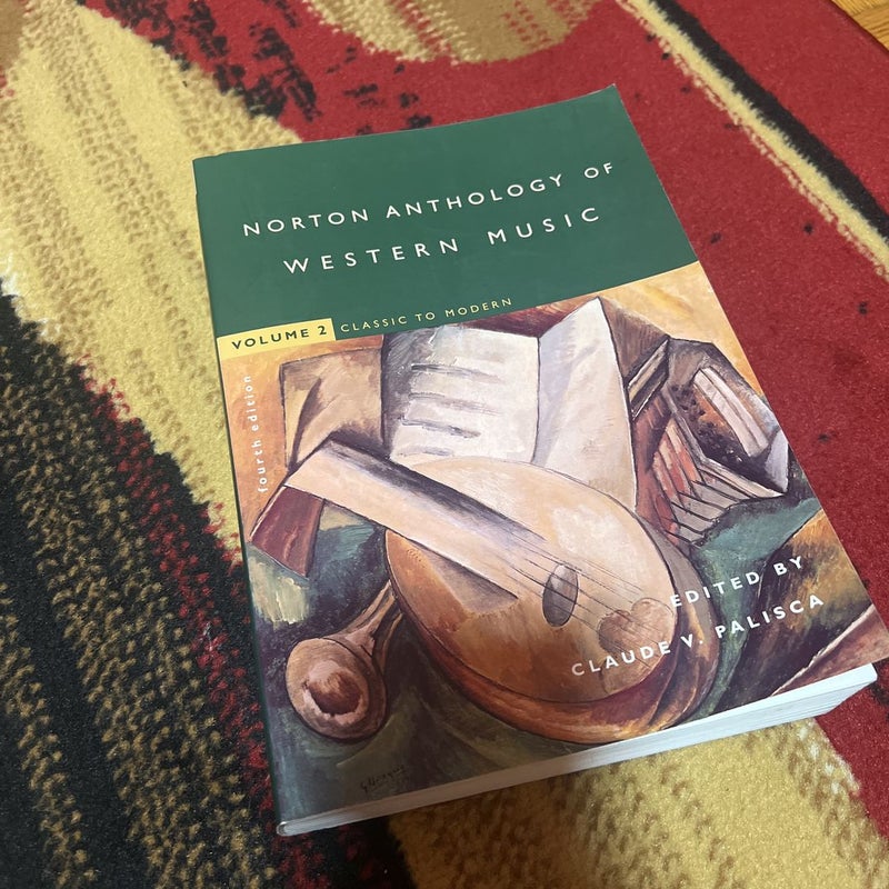 Norton anthology of western music by Claude V Palisca , Paperback |  Pangobooks