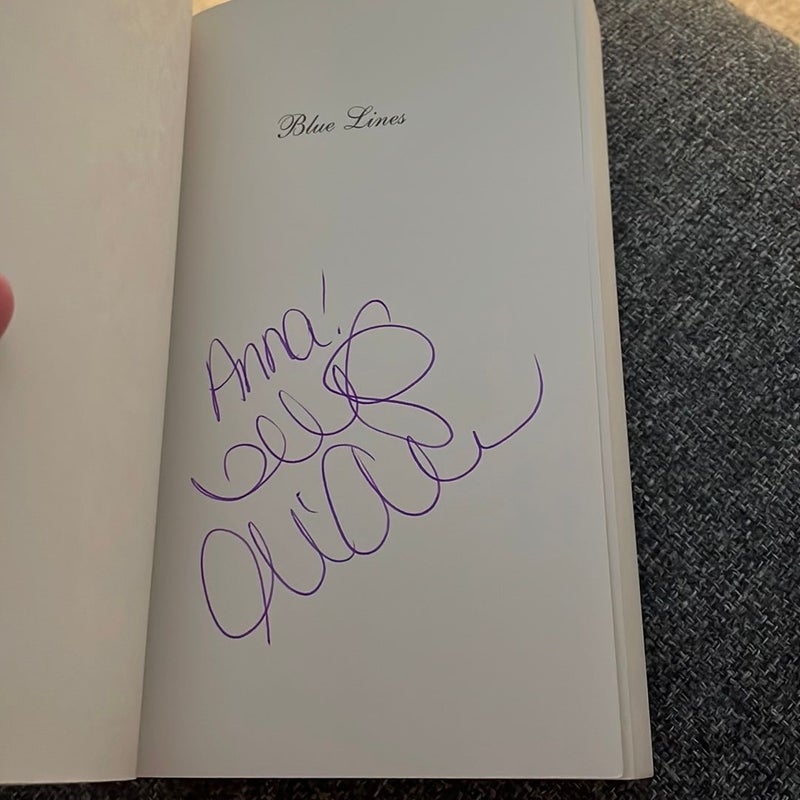 Blue Lines (signed by the author)