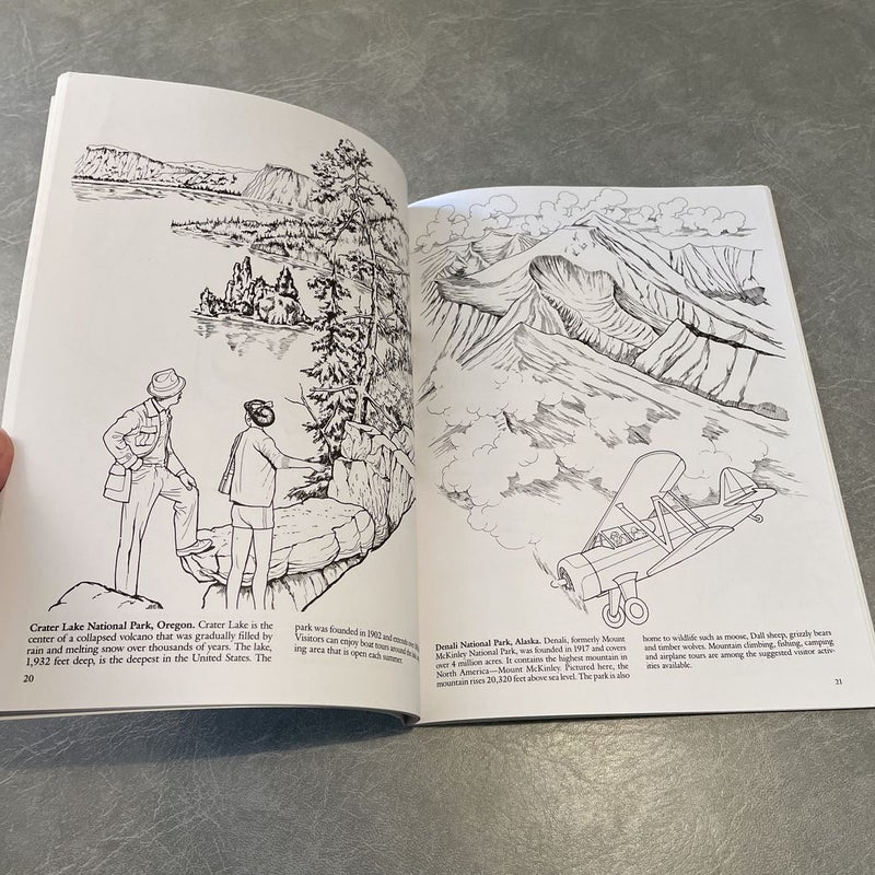 National Parks Coloring Book