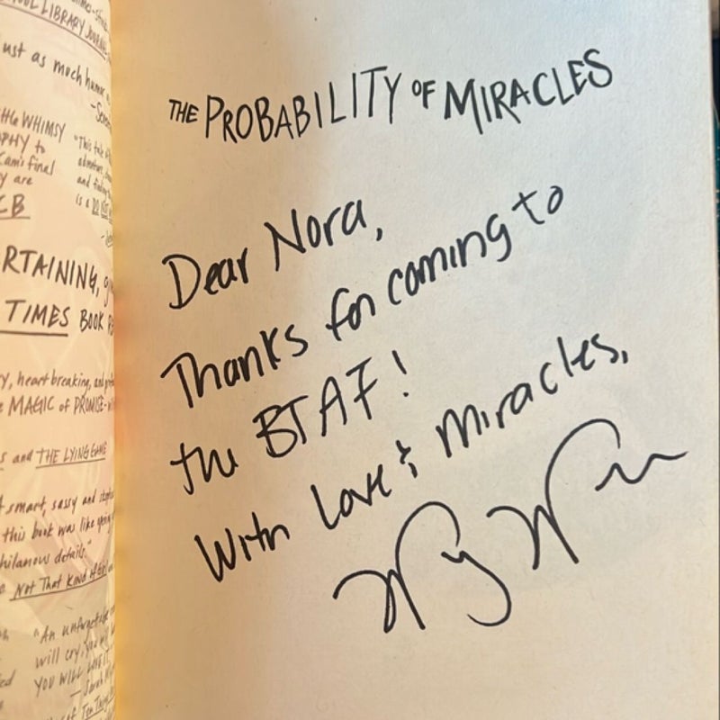 The Probability of Miracles (Signed Copy)