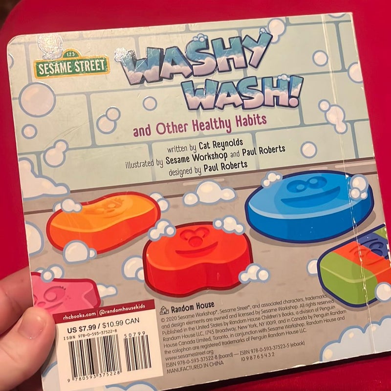 Washy Wash! and Other Healthy Habits (Sesame Street)