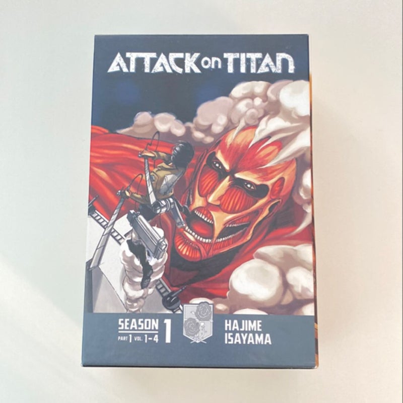 Attack on Titan Season 1 Part 1 Manga Box Set