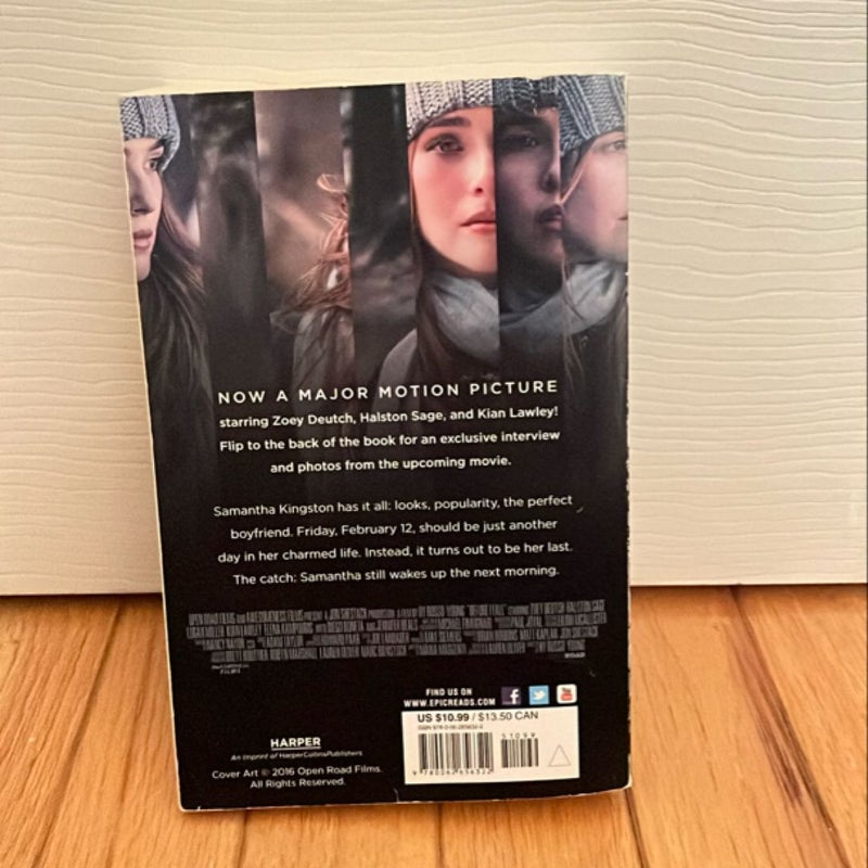 Before I Fall Movie Tie-In Edition