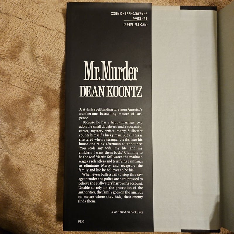 Mr. Murder (First Edition)