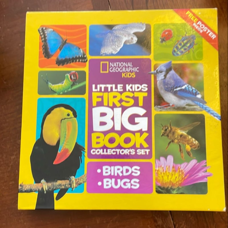 National Geographic Little Kids First Big Book Collector's Set: Birds and Bugs