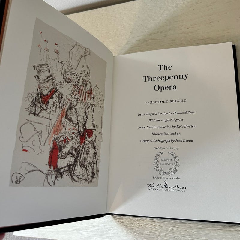 The Threepenny Opera | Easton Press Illustrated Leather Bound Classic 