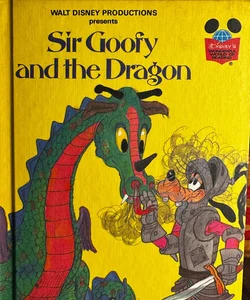 Disney Sir Goofy and the Dragon 1983 vintage book
