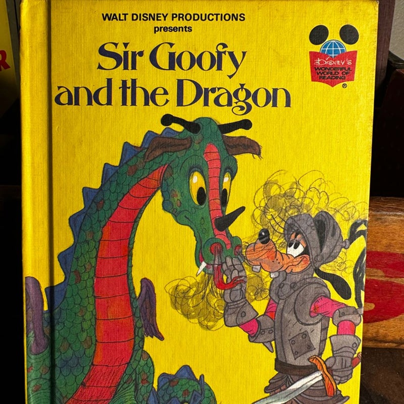 Disney Sir Goofy and the Dragon 1983 vintage book