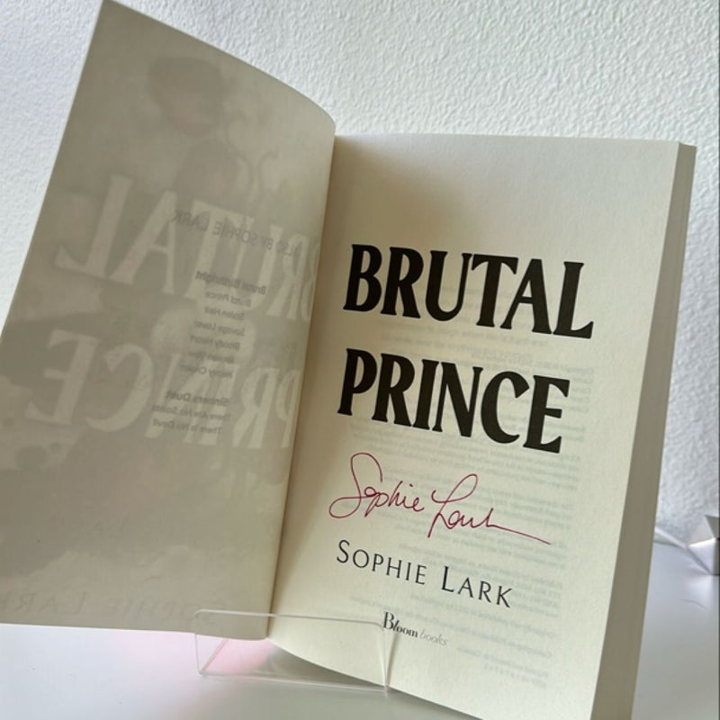 HAND SIGNED Brutal Prince