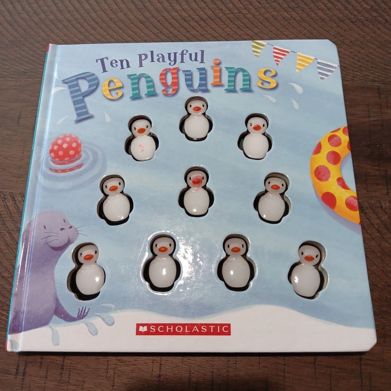 Ten Playful Penguins