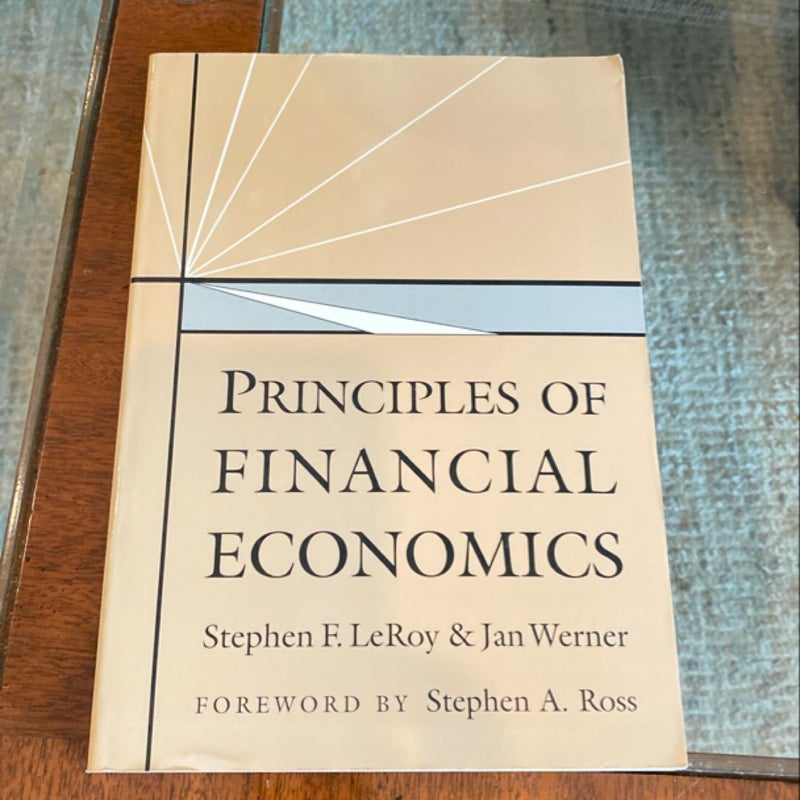 Principles of Financial Economics