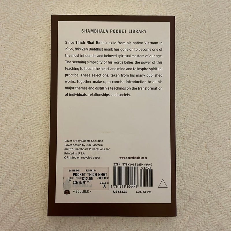 The pocket Thich Nhat Hanh The pocket Thich Nhat Hanh