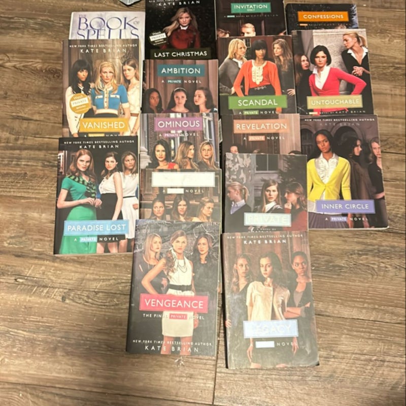 Private Series Set of 16 books