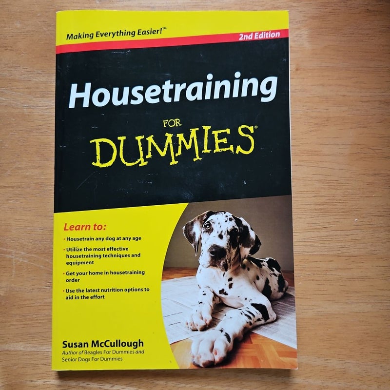 Housetraining for Dummies