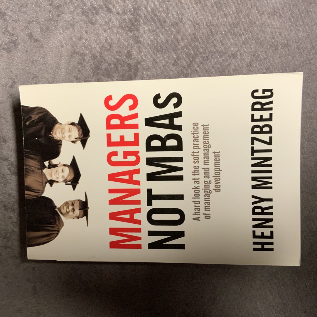 Managers Not MBAs