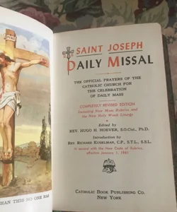 1961 Saint Joseph Daily Missal
