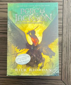 Percy Jackson and the Olympians 5 Book Paperback Boxed Set (w/poster)