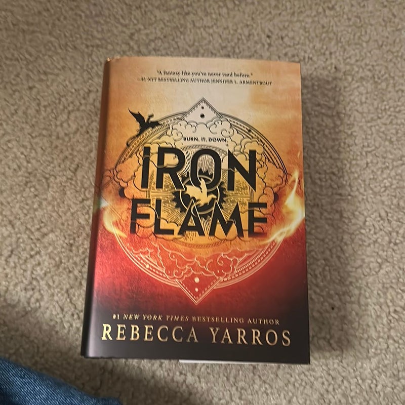 Iron Flame by Rebecca Yarros, Hardcover