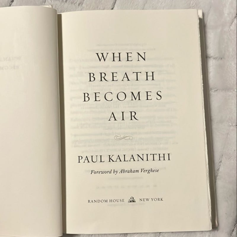 When Breath Becomes Air