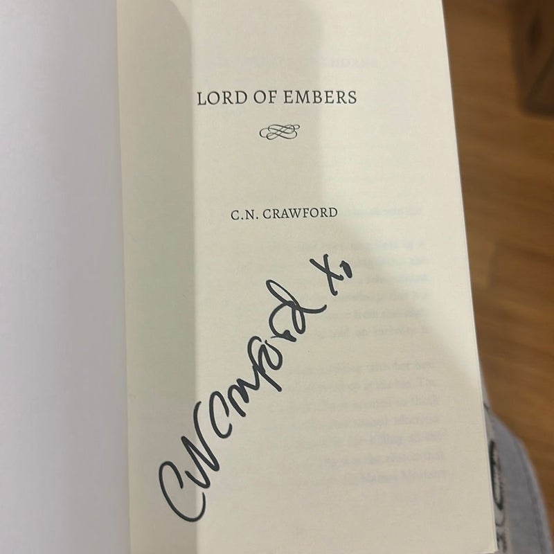 SIGNED Lord of Embers