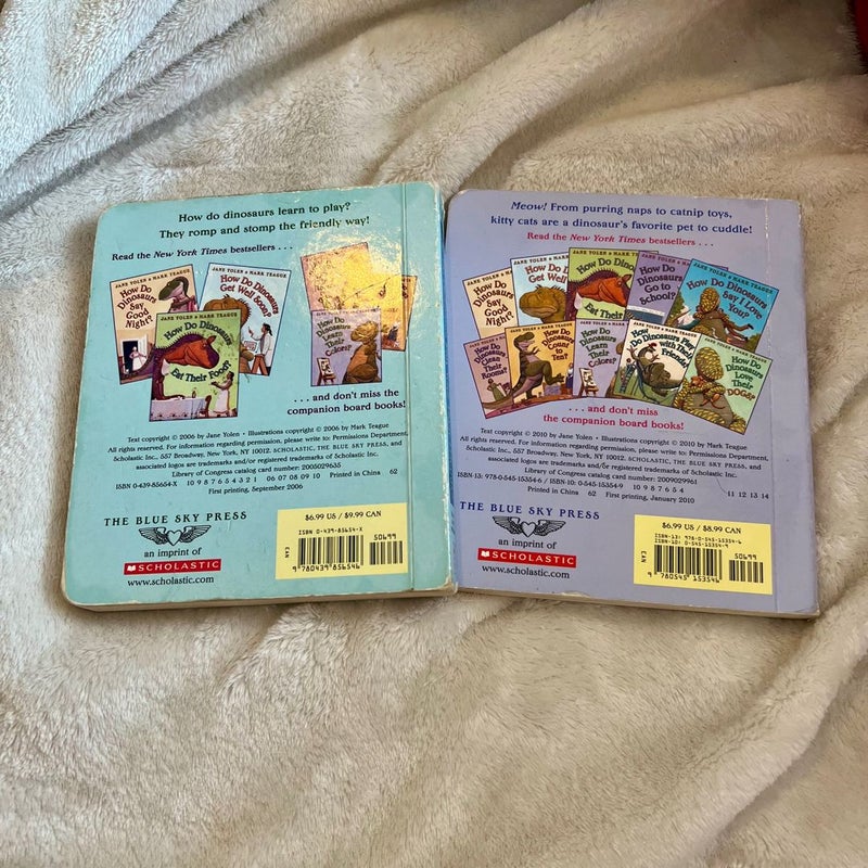 How Do Dinosaurs Play with Their Friends? - Book Bundle: 2 How Do Dinosaurs Board Books